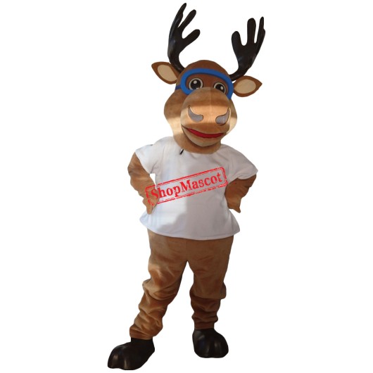 Sport Lightweight Moose Mascot Costume Sport Lightweight Moose Mascot Costume