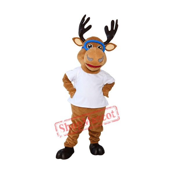 Sport Lightweight Moose Mascot Costume