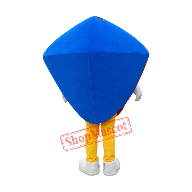 Happy Lightweight Diamond Mascot Costume Happy Lightweight Diamond Mascot Costume