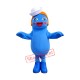 Blue Female Fish Mascot Costume Blue Female Fish Mascot Costume