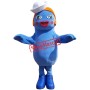 Blue Female Fish Mascot Costume
