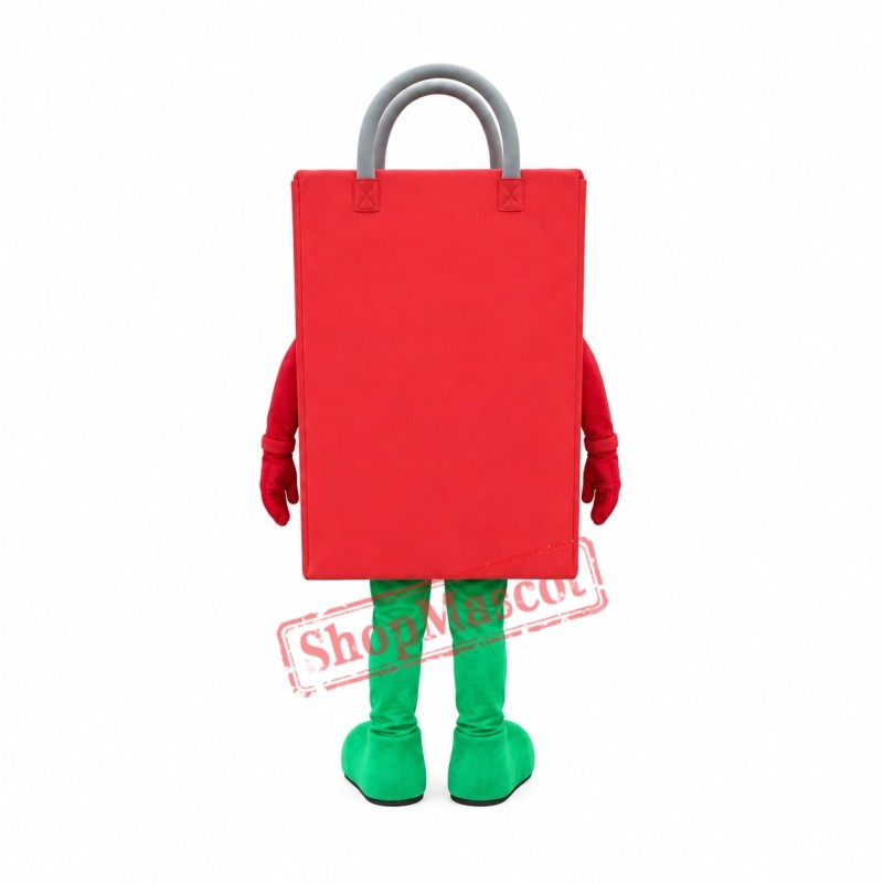 Shopping Bag Mascot Costume Shopping Bag Mascot Costume