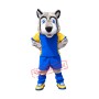 College Sport Lightweight Wolf Mascot Costume