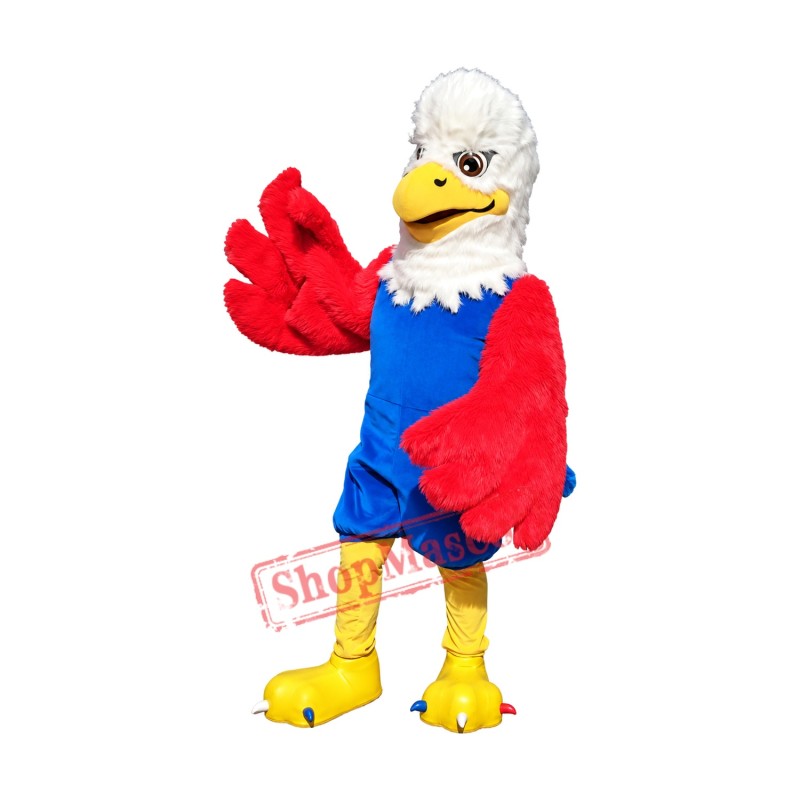 White Red Lightweight Eagle Mascot Costume White Red Lightweight Eagle Mascot Costume