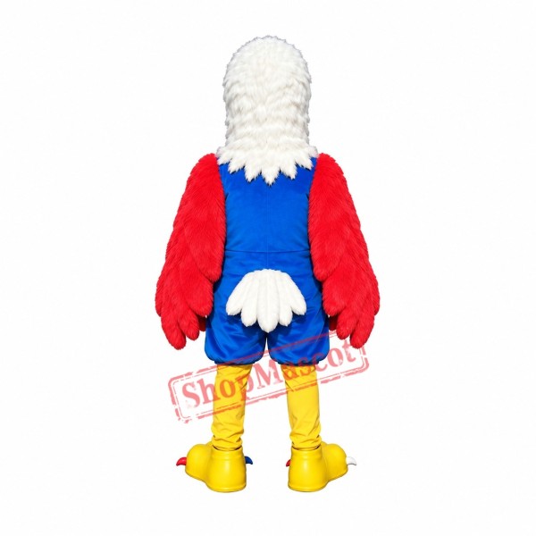 White Red Lightweight Eagle Mascot Costume White Red Lightweight Eagle Mascot Costume