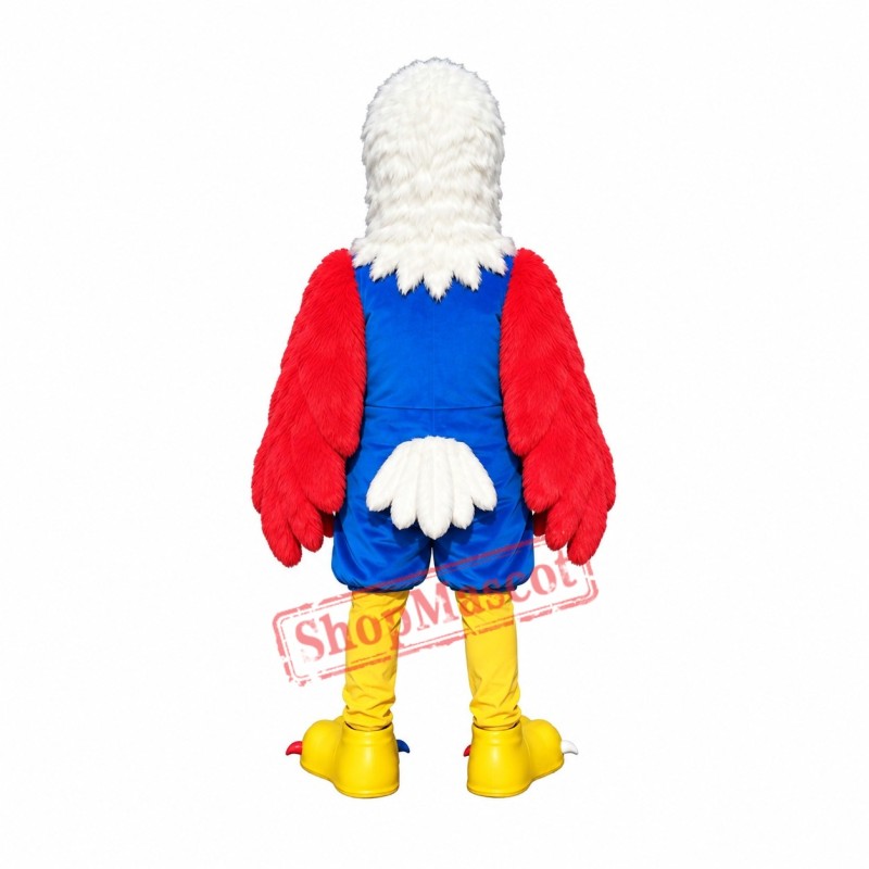 White Red Lightweight Eagle Mascot Costume White Red Lightweight Eagle Mascot Costume