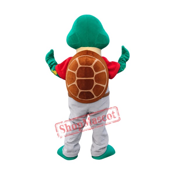 Happy Lightweight Sea Turtle Mascot Costume Happy Lightweight Sea Turtle Mascot Costume