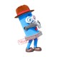 Happy Fire Hydrant Mascot Costume Happy Fire Hydrant Mascot Costume