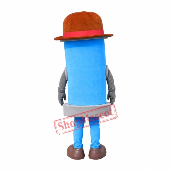 Happy Fire Hydrant Mascot Costume Happy Fire Hydrant Mascot Costume