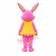 Cute Lightweight Pink Rabbit Mascot Costume Cute Lightweight Pink Rabbit Mascot Costume