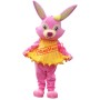 Cute Lightweight Pink Rabbit Mascot Costume