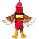 Superb Realistic Rooster Mascot Costume