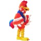 Superb Realistic Rooster Mascot Costume