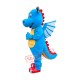 Lovely Lightweight Blue Dragon Mascot Costume Lovely Lightweight Blue Dragon Mascot Costume