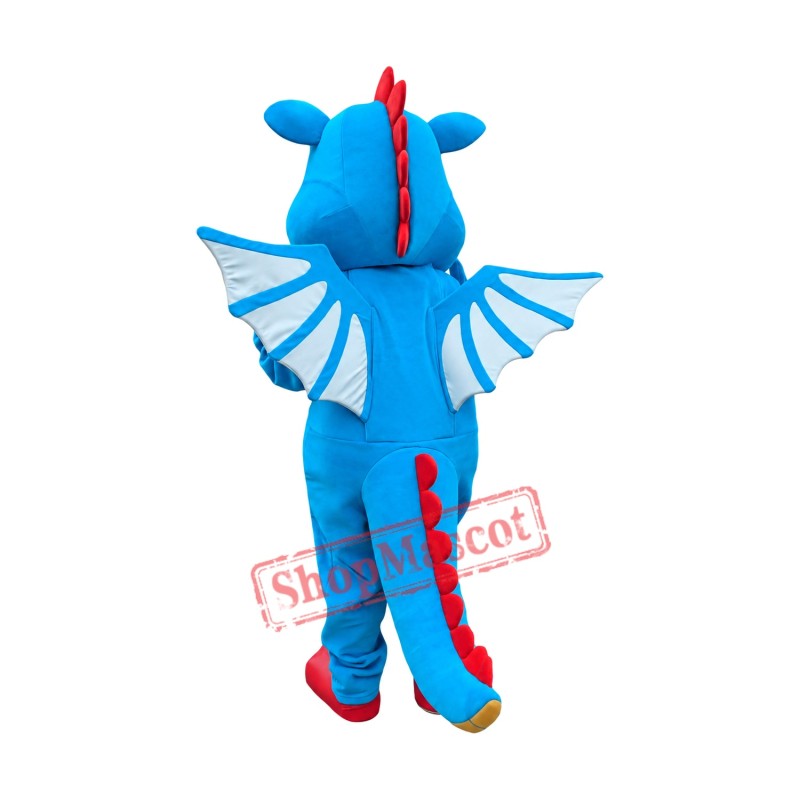 Lovely Lightweight Blue Dragon Mascot Costume Lovely Lightweight Blue Dragon Mascot Costume