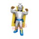 Superb Silver Repairman Robot Mascot Costume Superb Silver Repairman Robot Mascot Costume