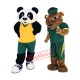 Superb Cute Realistic Panda Mascot Costume Superb Cute Realistic Panda Mascot Costume
