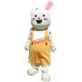 Lovely Lightweight White Easter Rabbit Mascot Costume