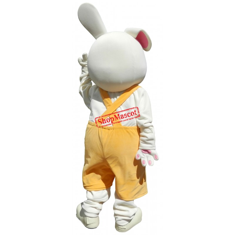 Lovely Lightweight White Easter Rabbit Mascot Costume
