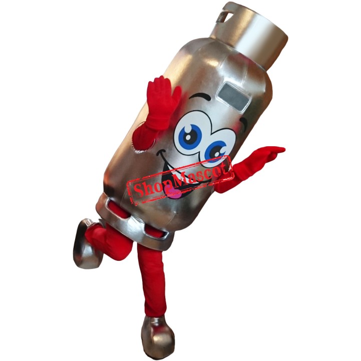 Happy Lightweight Gas Tank Mascot Costume