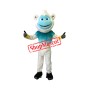 White Blue Monkey Mascot Costume