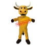 Yellow Bull Mascot Costume