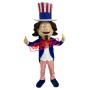 Happy Lightweight American Boy Mascot Costume