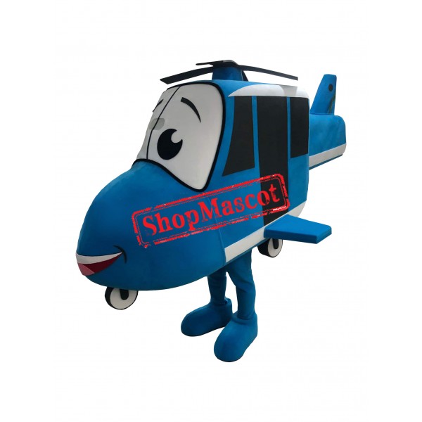 Happy Lightweight Helicopter Mascot Costume