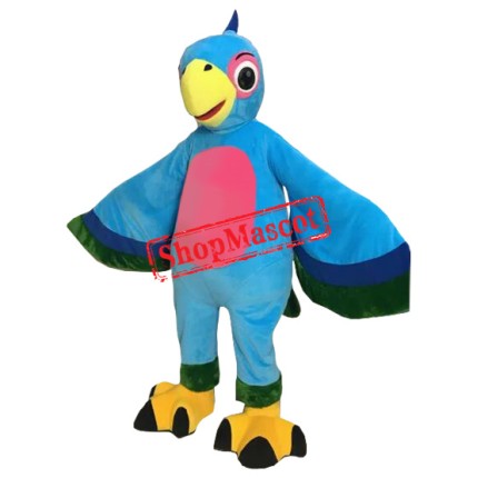 Superb Happy Lightweight Parrot Mascot Costume