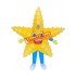 Friendly Realistic Starfish Mascot Costume