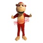 Red Lightweight Monkey Mascot Costume