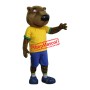 Friendly Realistic Lightweight Beaver Mascot Costume