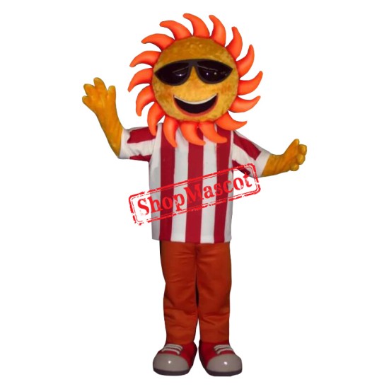 Happy Sun Boy Mascot Costume