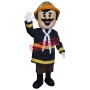 Happy Realistic Lightweight Firemen Mascot Costume