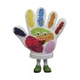 Happy Colorful Hands Mascot Costume
