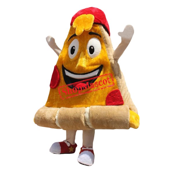 Friendly Realistic Lightweight Pizza Mascot Costume