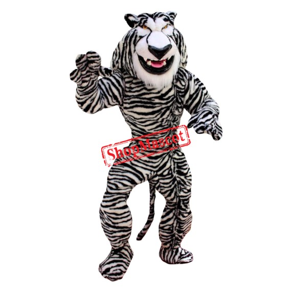 Superb  Lightweight White Tiger Mascot Costume