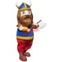 Superb Friendly Realistic Viking Mascot Costume