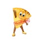 Superb Friendly Lightweight Pizza Mascot Costume