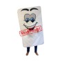 Friendly Lightweight White Mattress Mascot Costume