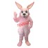 Lovely Realistic Lightweight Pink Rabbit Mascot Costume