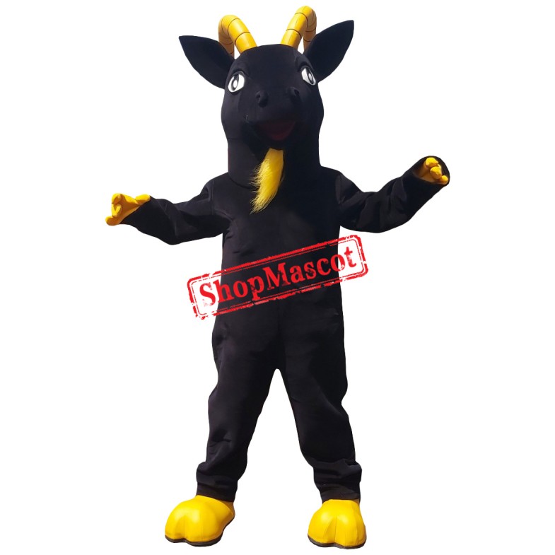 Black Lightweight Goat Mascot Costume