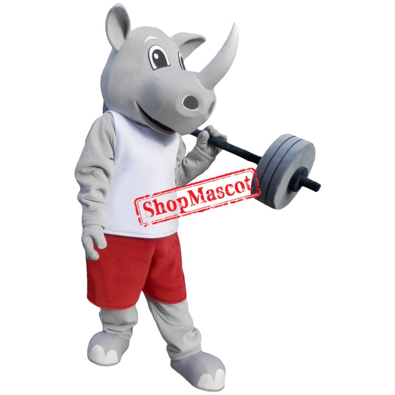 Power Lightweight Rhino Mascot Costume