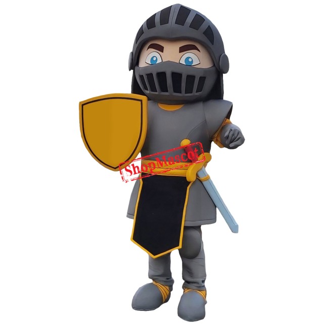 Superb Lightweight Knight Boy Mascot Costume