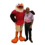 College Realistic Eagle Mascot Costume
