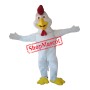 White Lightweight Rooster Mascot Costume