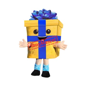 Happy Lightweight Gift Box Mascot Costume