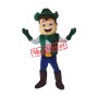 Happy Realistic Lightweight Cowboy Mascot Costume