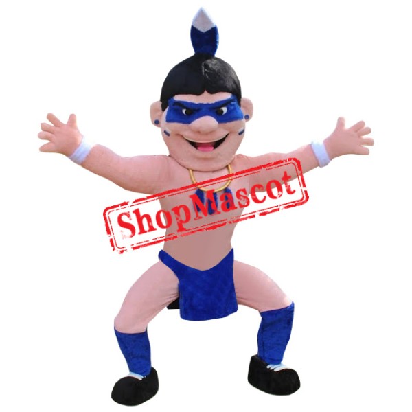 Happy Realistic Lightweight Indian Boy Mascot Costume