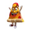 Happy Realistic Lightweight Pizza Mascot Costume